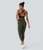 Legging d'entraînement gainant galbant taille haute avec effet scrunch et poches Halara UltraSculpt™