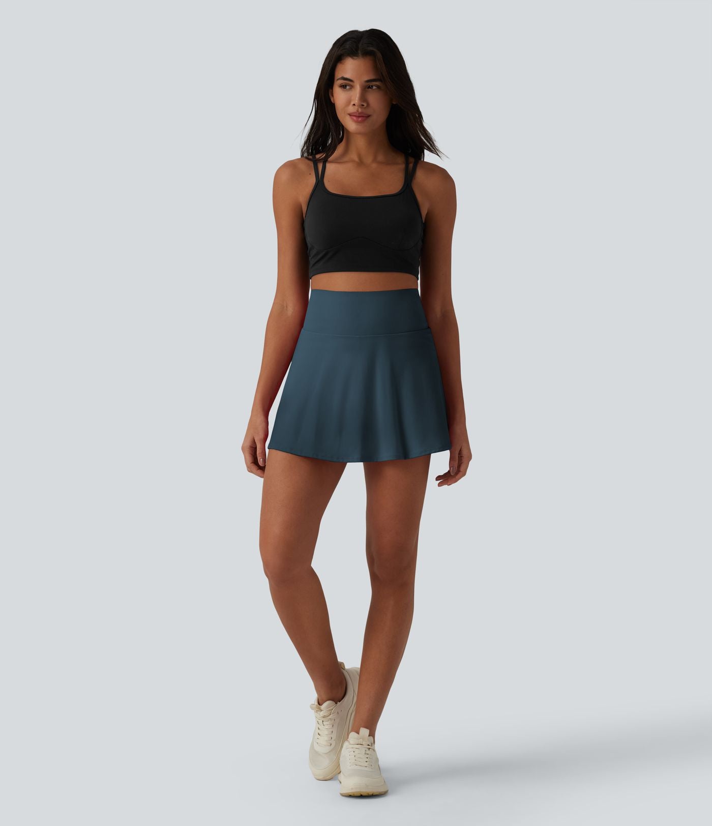 Jupe mini de tennis 2-en-1 SoftlyZero™ Airy taille haute gainant effet frais InstantCool avec poches, protection solaire UPF50+