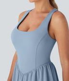 Robe de sport mini 2-en-1 Breezeful™ corset fluide séchage rapide avec poche padel/pickleball E-G