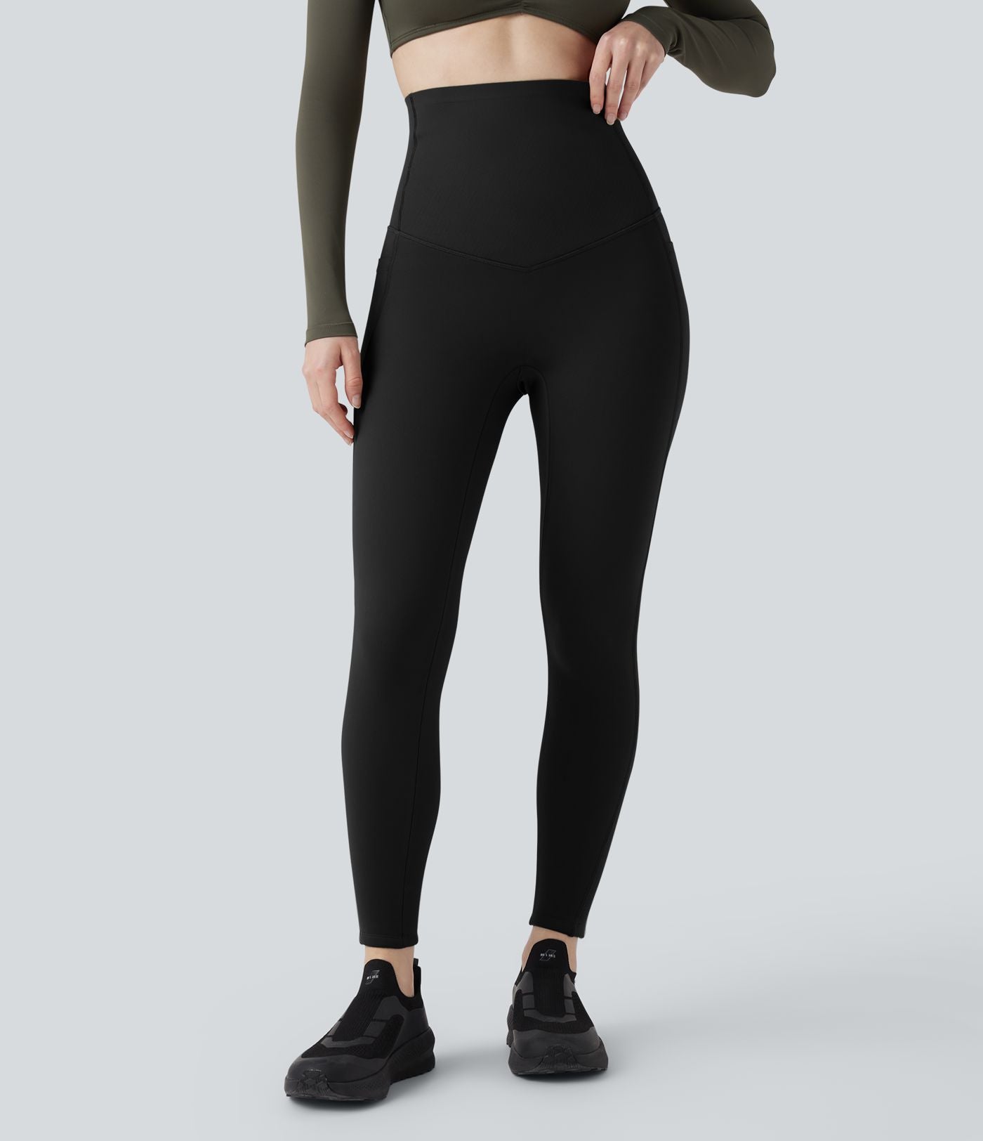 Legging d'entraînement Halara UltraSculpt™ Extra Heat taille ultra-haute gainant avec poches