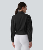 Chemise tailleur col manches longues taille cintrée ajustable