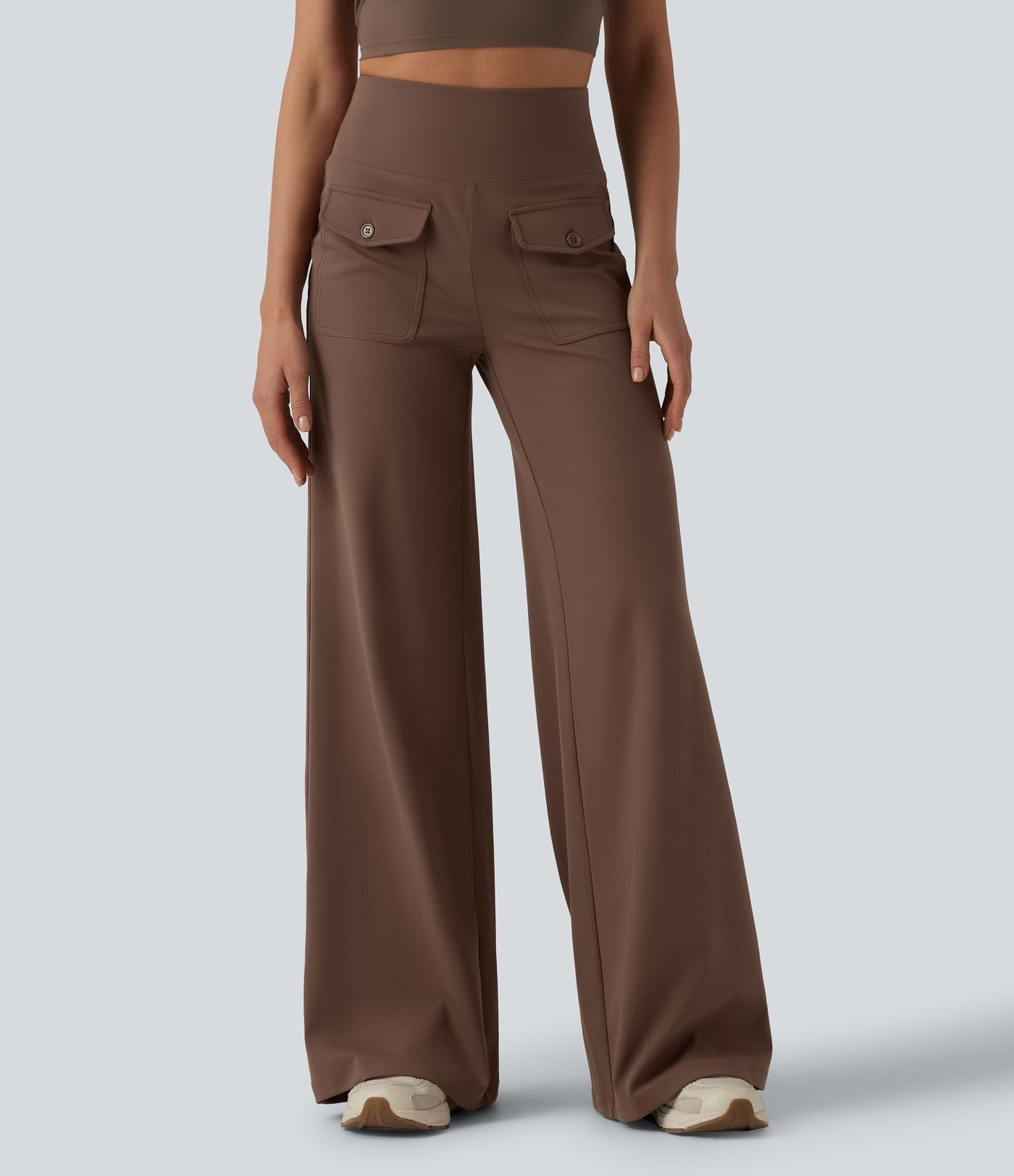 Pantalon de yoga large DayStretch gainant taille haute avec poches