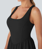 Robe de sport mini 2-en-1 Breezeful™ corset fluide séchage rapide avec poche padel/pickleball E-G