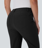 Pantalon de Golf Capri Taille Moyenne avec Poches Multiples, Coupe Fuselée, Séchage Rapide - Avec Poche pour Tees - Protection UPF40+
