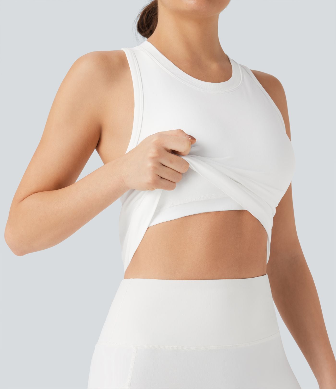 Débardeur yoga dos nageur avec brassière intégrée sans couture OneForm Seamless Flow