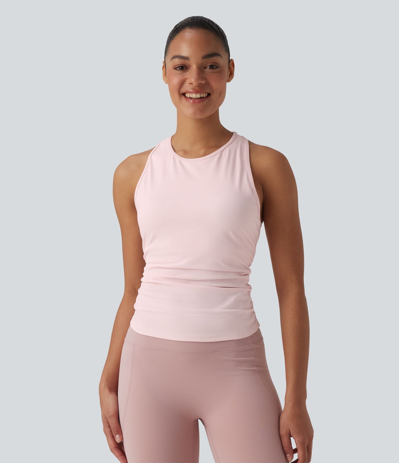 Débardeur de yoga SoftlyZero™ col rond dos nageur effet frais InstantCool