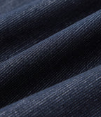 Jupe mini évasée casual 2-en-1 aspect denim taille haute avec poches