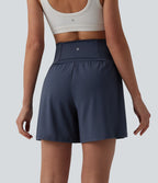 Short de yoga SoftlyZero™ Airy taille haute effet frais InstantCool avec poches 12,5 cm
