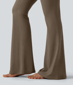 Halara UltraSculpt™ Legging évasé de yoga taille haute en V avec dentelle contrastée et poches