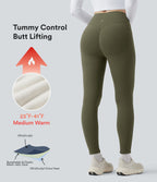 Legging de yoga Halara UltraSculpt™ Extra Heat taille haute froncé effet push-up gainant avec poches