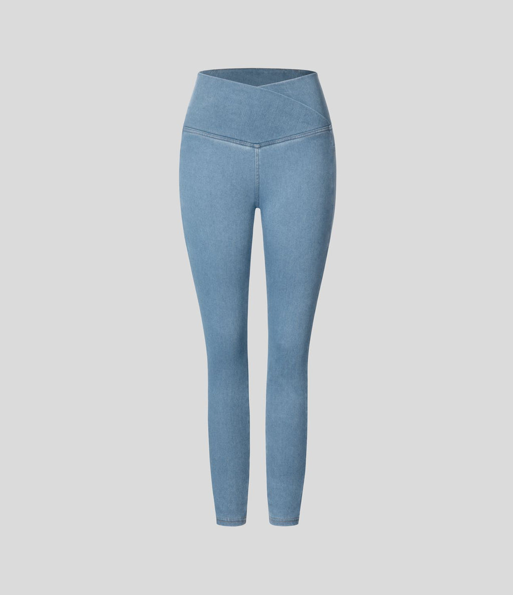 Halara Flex™ Jegging Travail Tricoté Extensible Lavé Poche Latérale Croisée