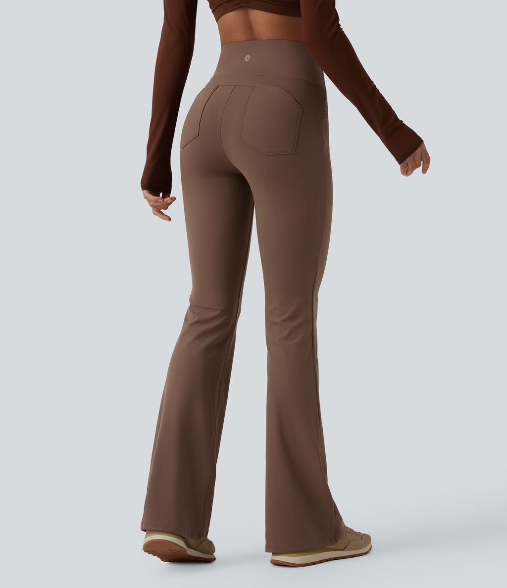 Legging de yoga bootcut DayStretch gainant taille haute avec poches