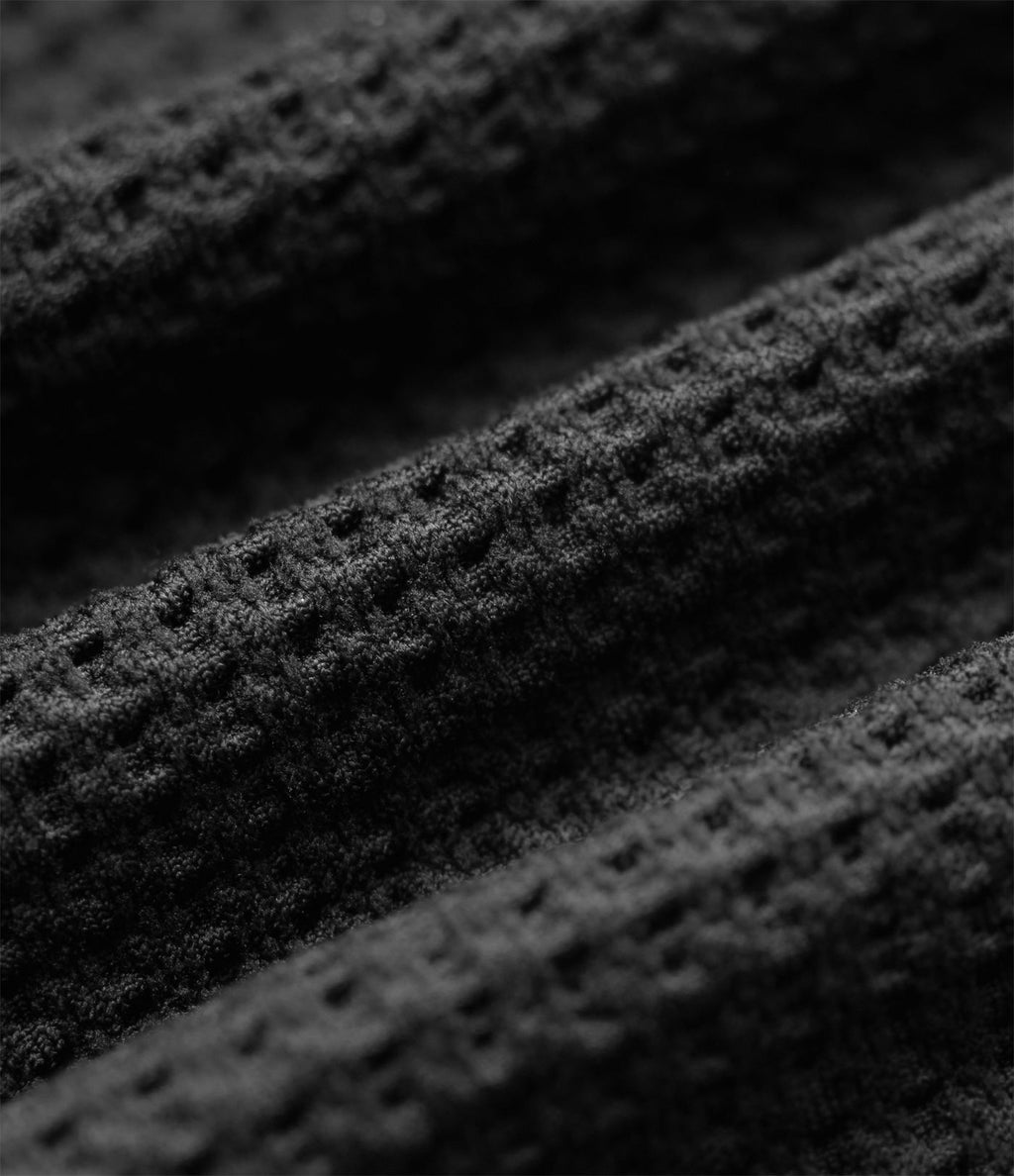 Body décontracté col rond à lacets manches courtes boutons-pression tissu gaufré