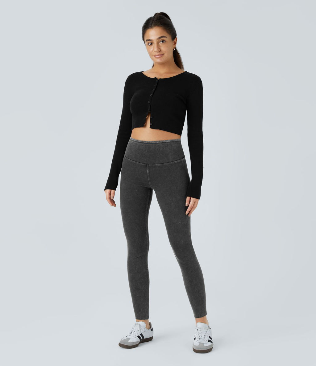 Halara Flex™ Jegging Casual Tricot Extensible Taille Haute