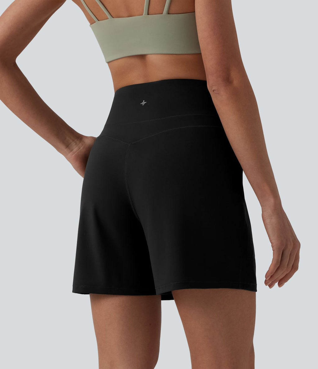 Halara UltraSculpt™ Short yoga gainant taille haute 12,5 cm avec poches