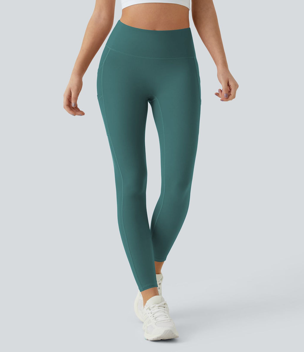 Softlyzero™ Legging Uni Taille Haute Doubles Poches - UPF50+