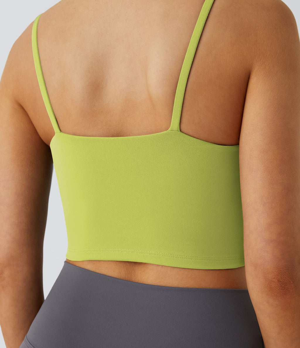 Débardeur court basique de sport avec coussinets