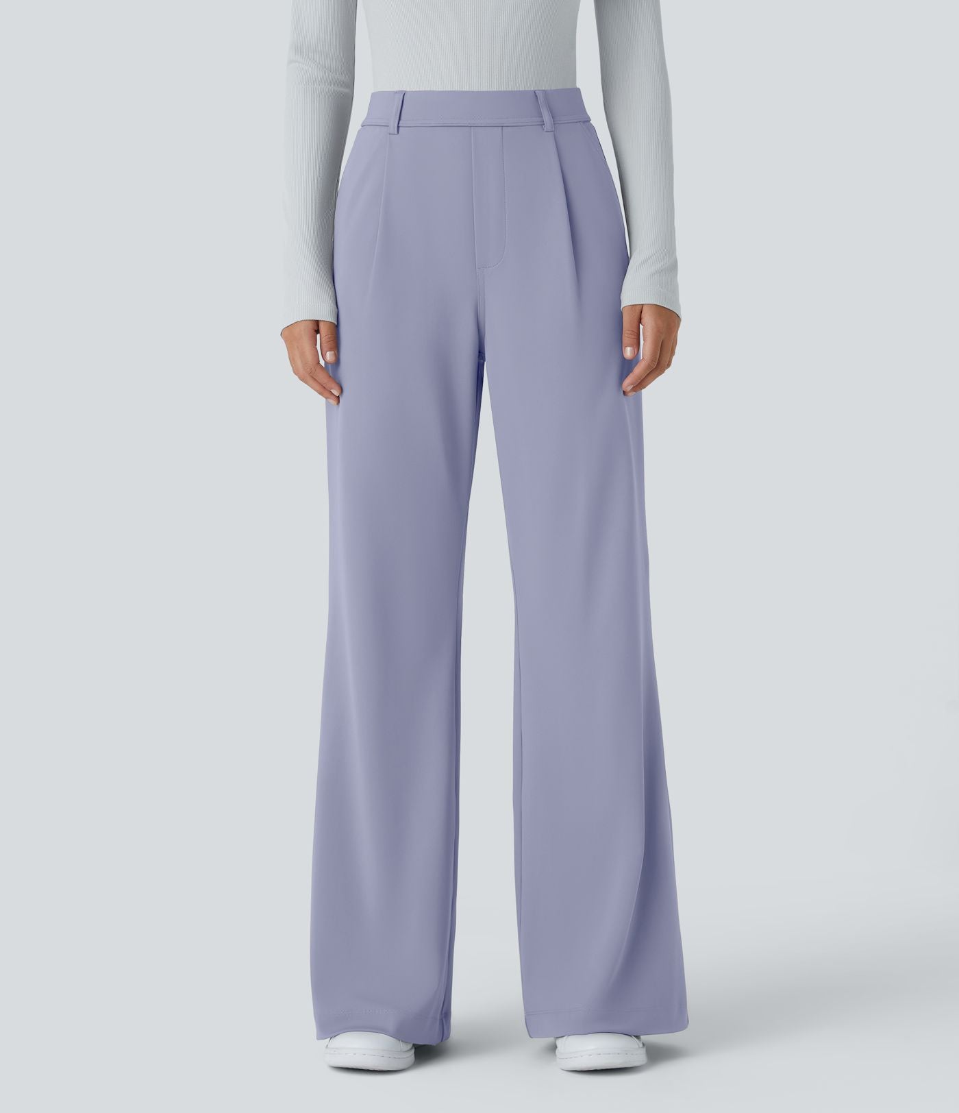 Pantalon tailleur évasé taille haute Halara Flex™ DayStretch avec poches