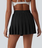 Jupe courte plissée 2-en-1 Breezeful™ taille haute séchage rapide avec poche et boucle ajustable