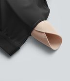 Robe mini sans manches à encolure arrondie avec ourlet à volants, coussinets amovibles et bonnets E à G