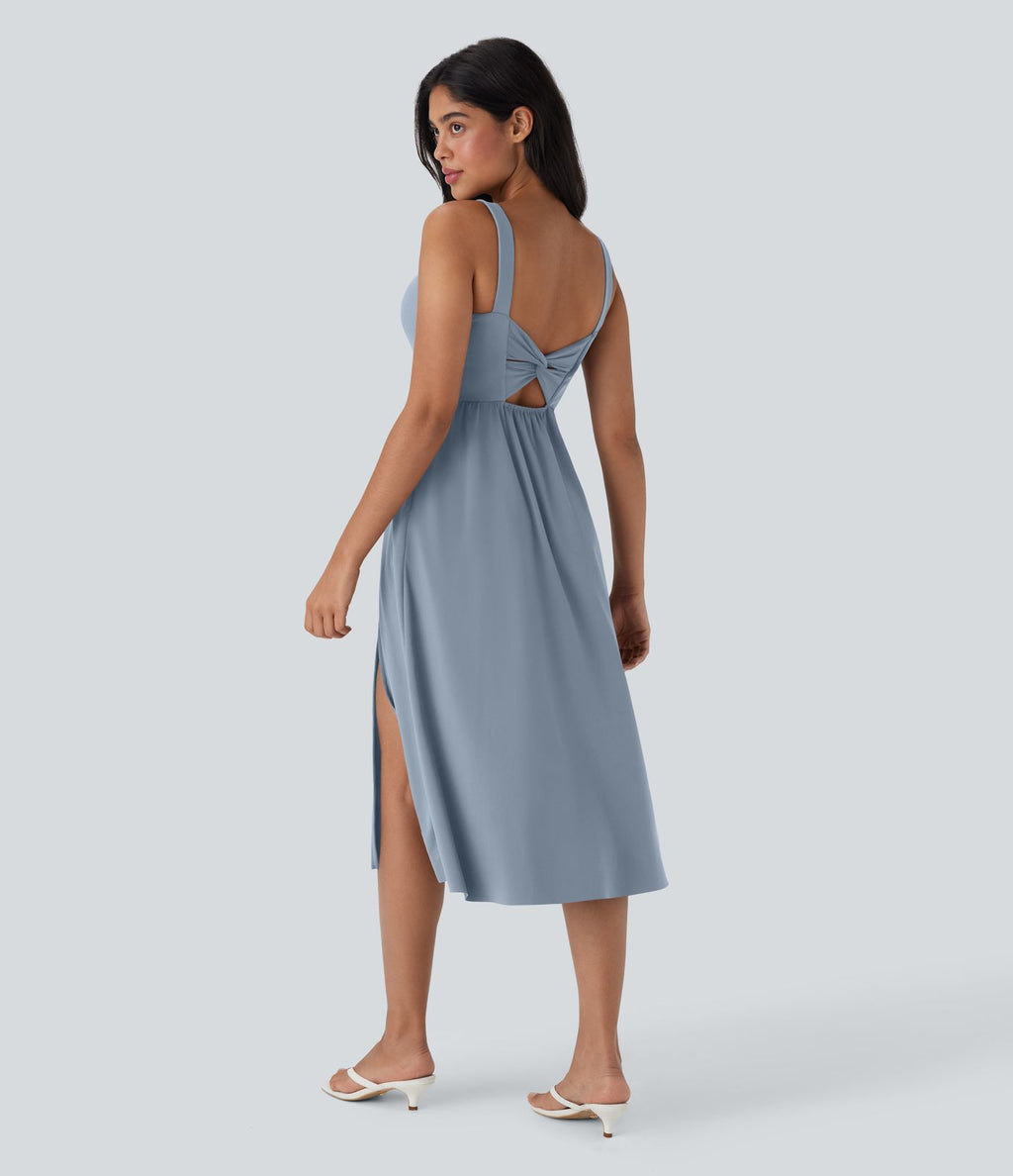 Robe décontractée mi-longue SoftlyZero™ Airy avec coques et effet frais InstantCool avec poches, bonnets E-G