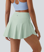 Jupe de tennis mini 2-en-1 quotidienne SoftlyZero™ Airy avec croisement, poche latérale et effet frais InstantCool, Lucid, protection solaire UPF50+
