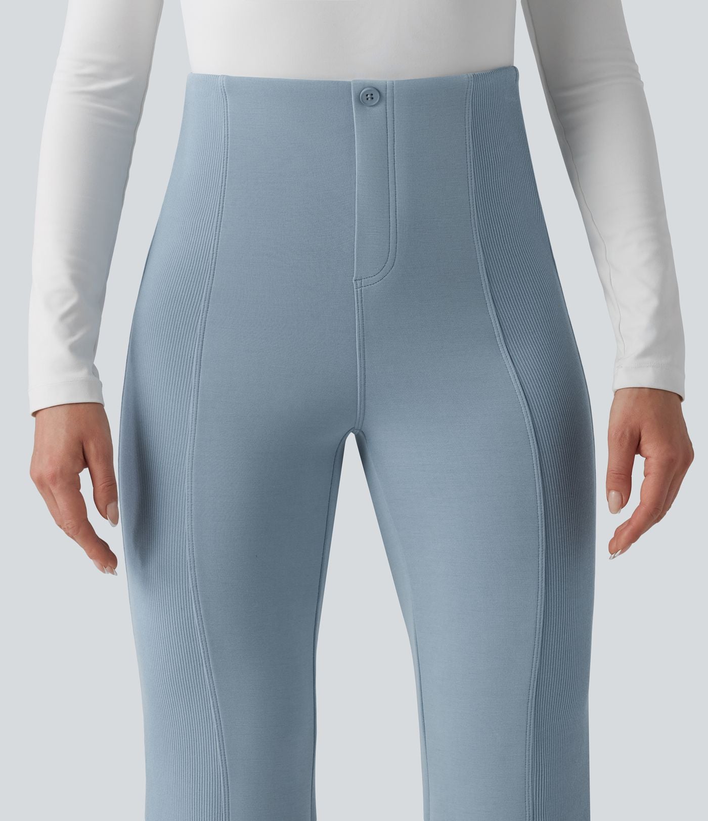 Pantalon évasé SpacerTek™ taille haute ventre plat