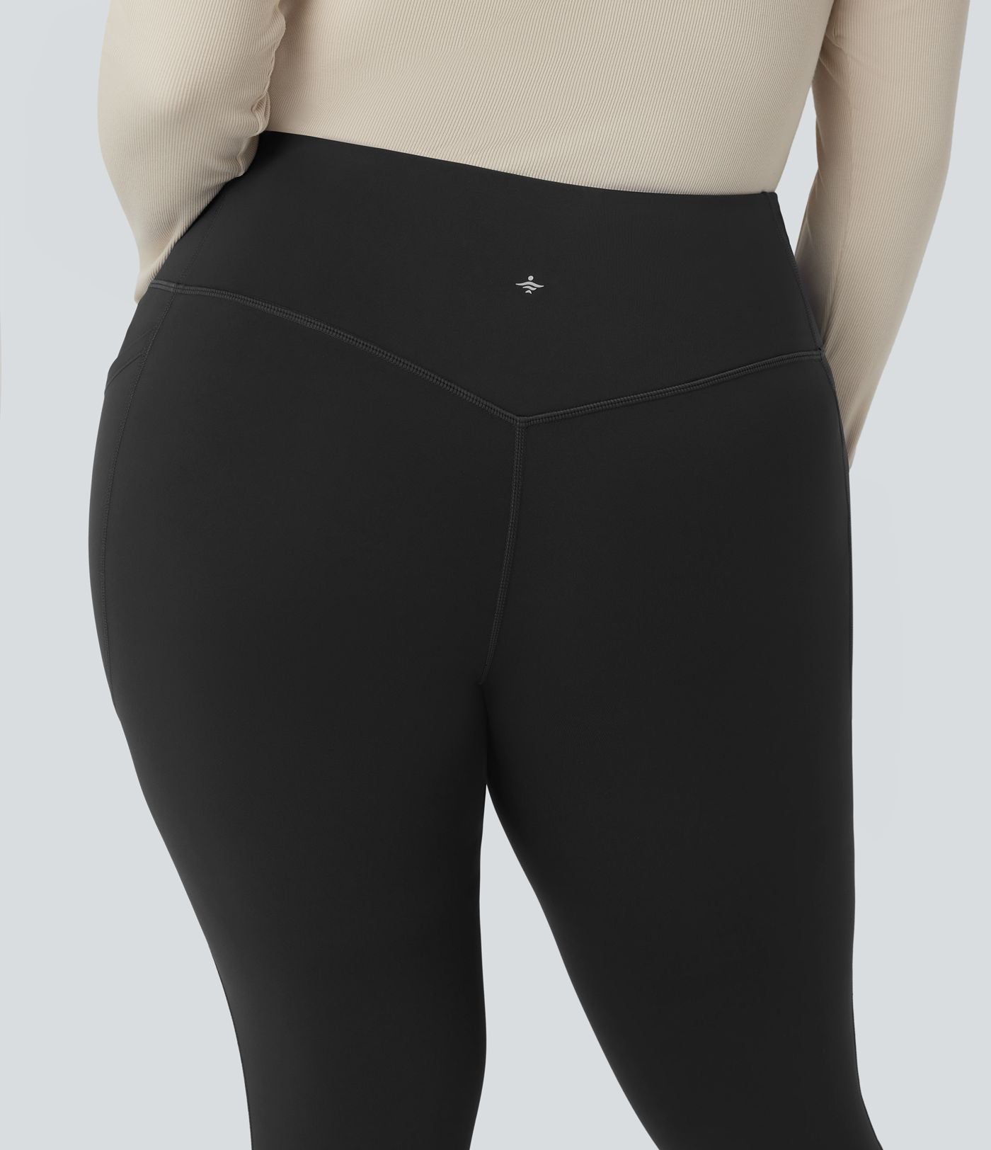 Legging d'entraînement grande taille SoftlyZero™ Plush Thermal taille haute gainant avec poches