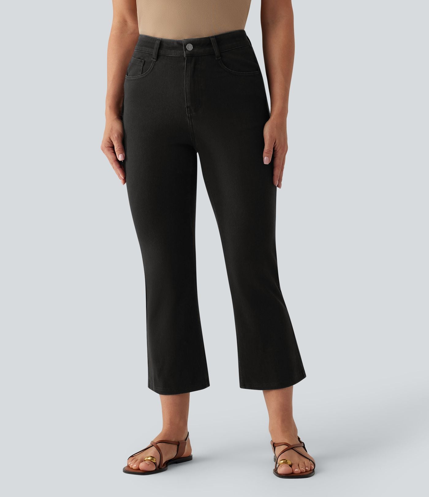 Halara Flex™ Jean bootcut casual taille mi-haute avec poches