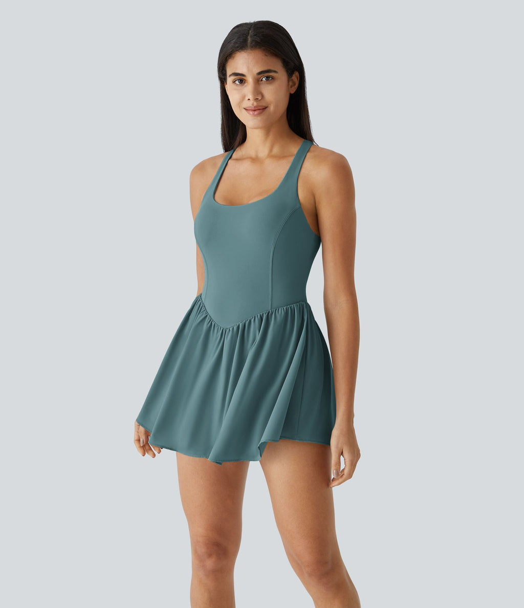 Robe de sport mini 2-en-1 Breezeful™ corset fluide séchage rapide avec poche padel/pickleball A-C