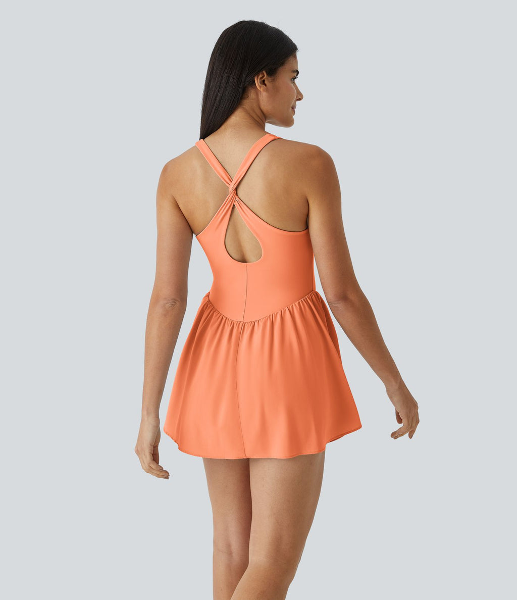 Robe de sport mini 2-en-1 Breezeful™ corset fluide séchage rapide avec poche padel/pickleball A-C