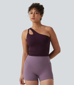 Débardeur yoga asymétrique OneForm Seamless Flow avec brassière intégrée