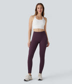 Legging de yoga 7/8 sans couture Seamless gainant et sculptant à taille haute