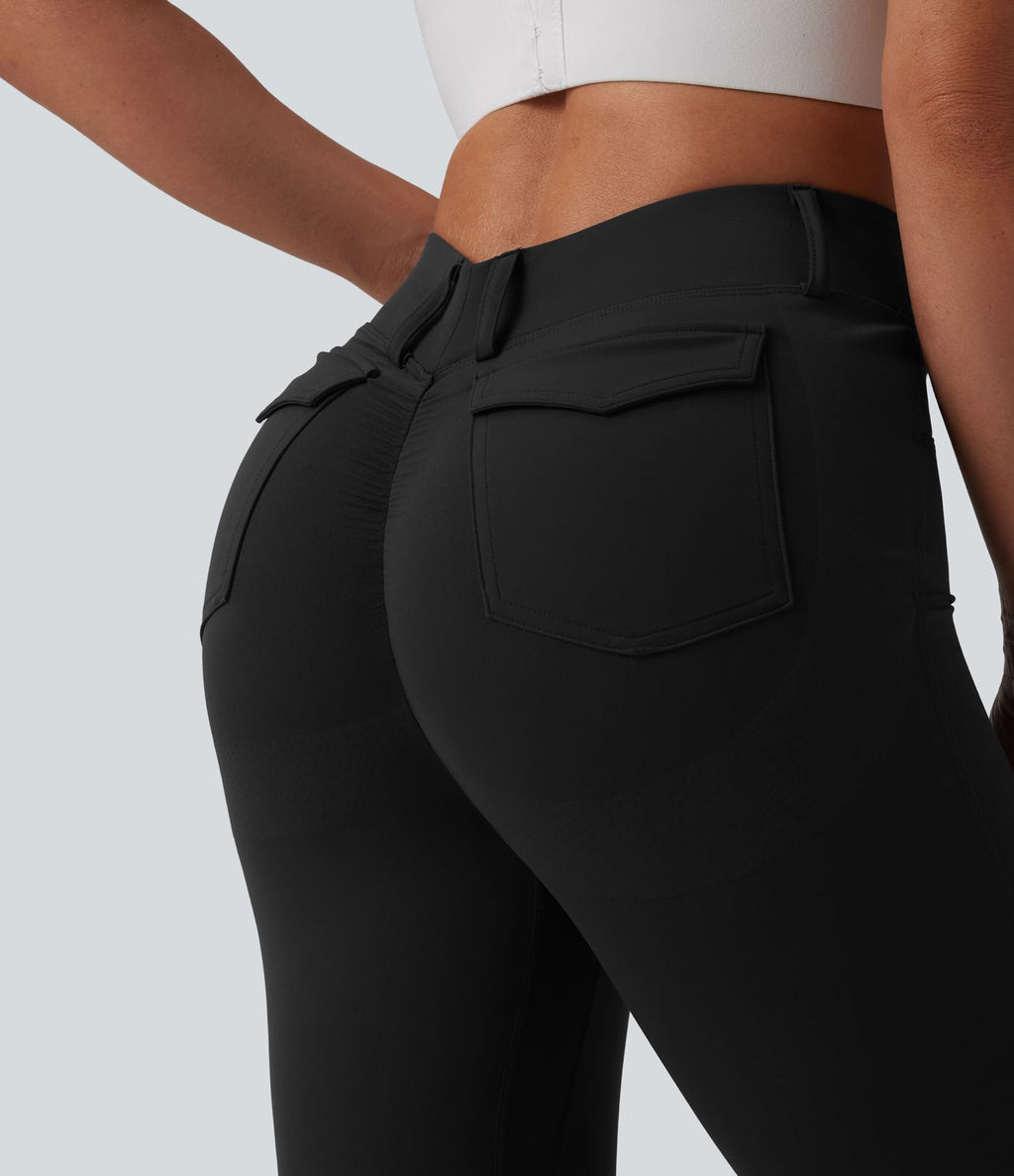 Legging d'entraînement Halara UltraSculpt™ taille haute gainant galbant avec poches