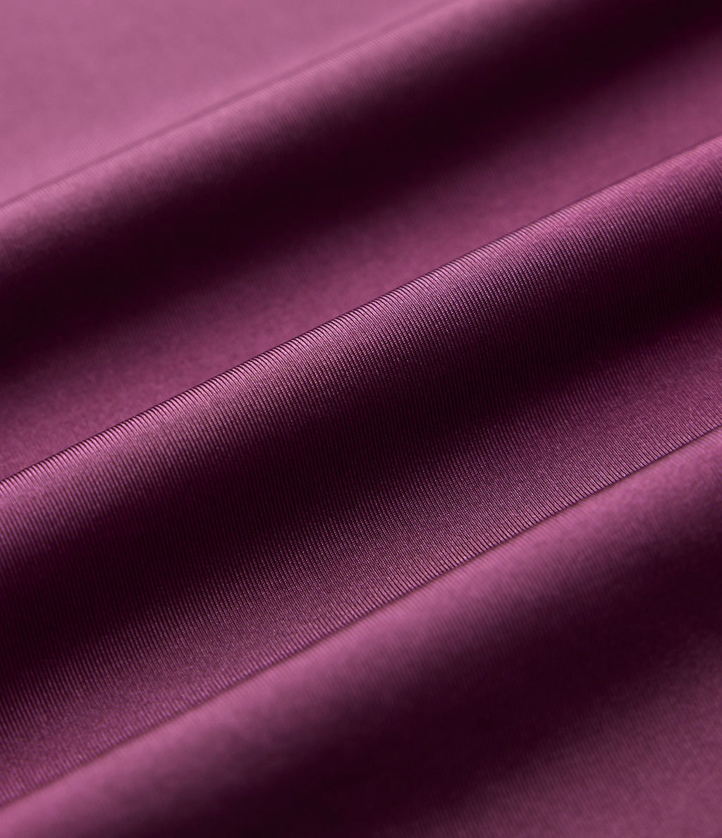 Robe midi fluide à col cheminée, sans manches, zip invisible, en satin extensible à effet frais InstantCool, idéale pour demoiselles d'honneur et invitées de mariage, avec poches