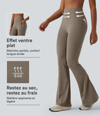 Halara UltraSculpt™ Legging de yoga évasé gainant taille haute avec poches