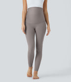 Legging 7/8 de yoga de maternité Softlyzero™ à taille très haute - Protection UPF50+