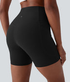 Short cycliste 12,5 cm d'entraînement gainant galbant taille haute avec poches Halara UltraSculpt™