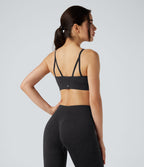 Brassière de sport yoga maintien léger col U sans couture OneForm Seamless Flow