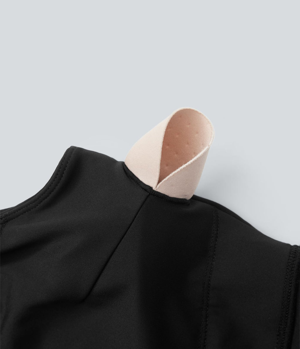 Débardeur décontracté court SoftlyZero™ Airy dos nu à col rond et effet frais InstantCool