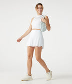 Jupe-short de sport mini SoftlyZero™ Airy taille haute gainante avec poches, toucher frais, protection solaire UPF 50+