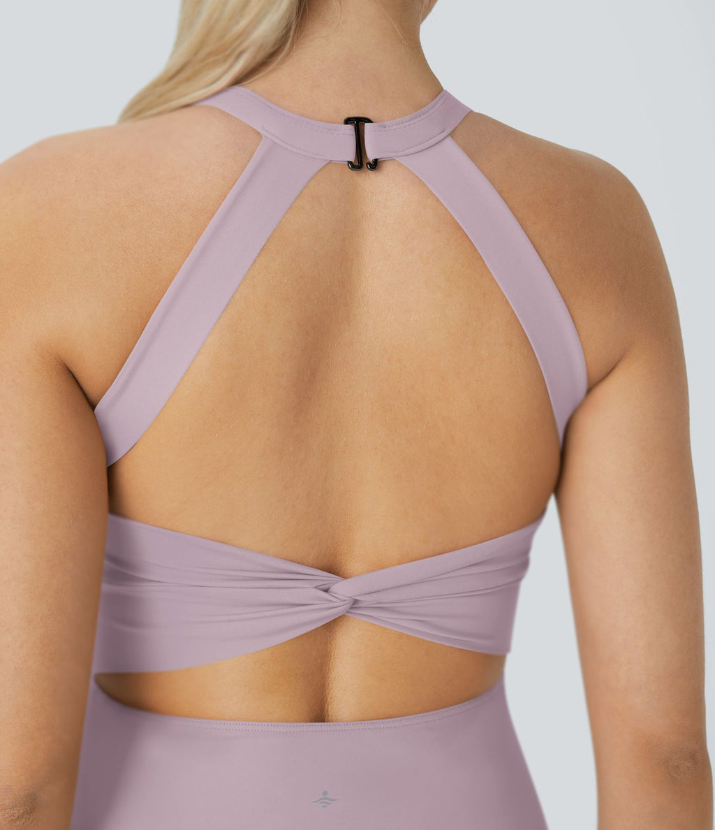 Softlyzero™ Airy Robe Sport Torsadée Dos Nu Édition Easy Peasy