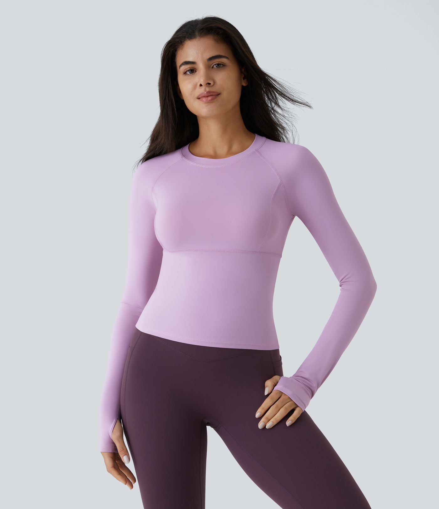 Top Sport Yoga Uni Trous pour les Pouce