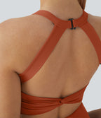 Softlyzero™ Airy Robe Sport Torsadée Dos Nu Édition Easy Peasy