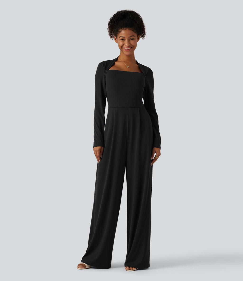 Combinaison large à manches longues avec brassière intégrée et poches - Édition Easy Peasy - Bonnets DD-F