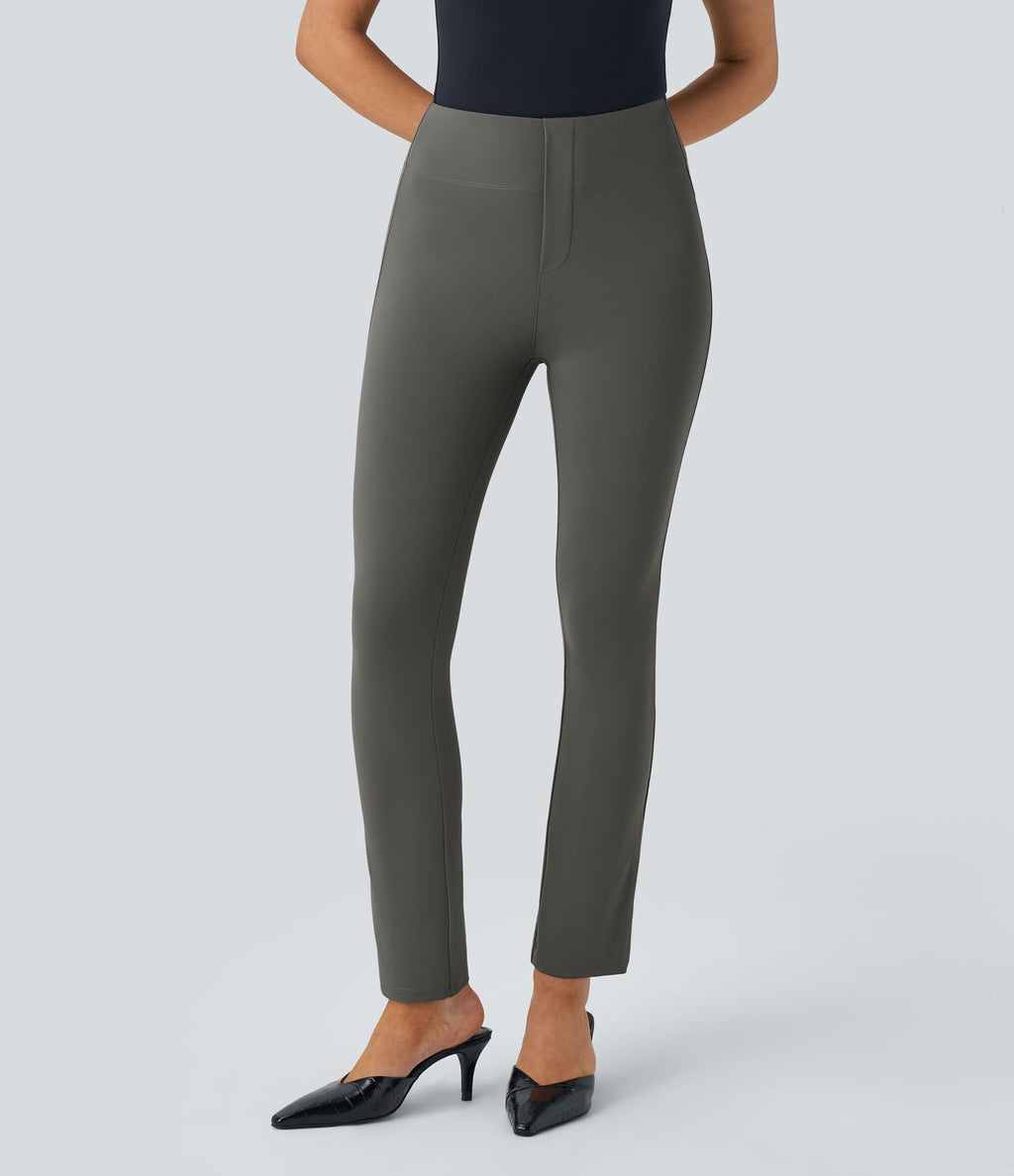 Pantalon tailleur fuselé taille haute Halara Flex™ avec poches