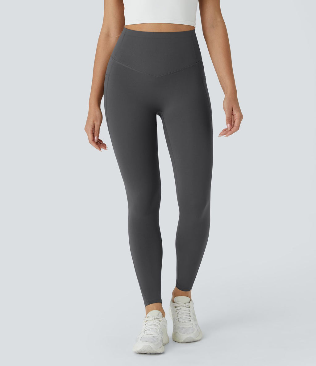 Legging d'entraînement gainant galbant taille haute avec poches Halara UltraSculpt™