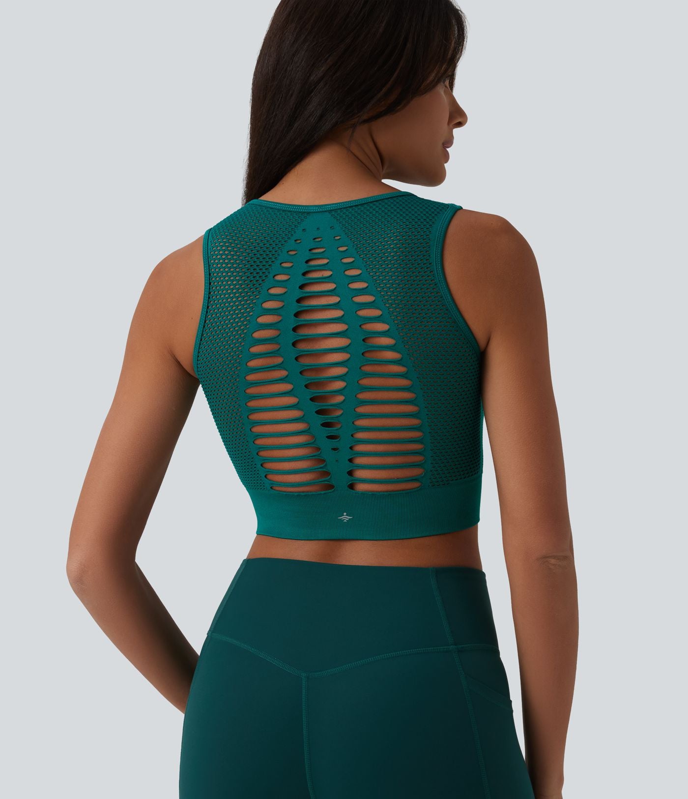 Débardeur de yoga OneForm Seamless Flow à découpes avec brassière intégrée