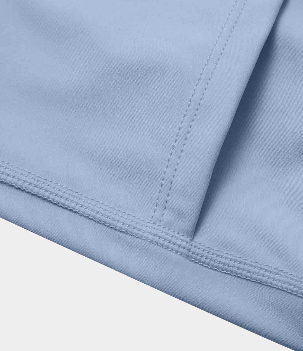Jupe de tennis SoftlyZero™ Airy taille haute confortable 2-en-1 poches latérales croisées évasée effet frais