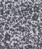 Robe nuisette midi casual fluide en mousseline à imprimé floral, fronces et bretelles réglables avec poches
